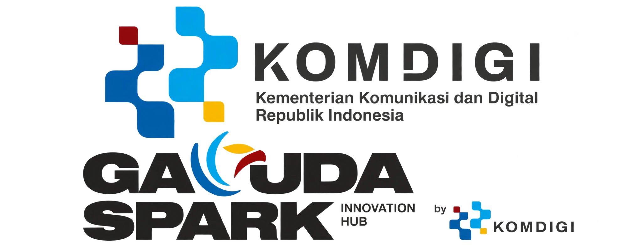 KOMDIGI — Kementerian Komunikasi dan Digital Republik Indonesia; Garuda Spark Innovation Hub by KOMDIGI